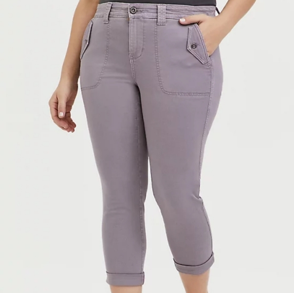 torrid Pants - ☪️Torrid Lilac crop pant